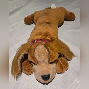 Vintage AM RADIO By Radio Shack Realistic Cocker Spaniel Dog Plush-WORKS!